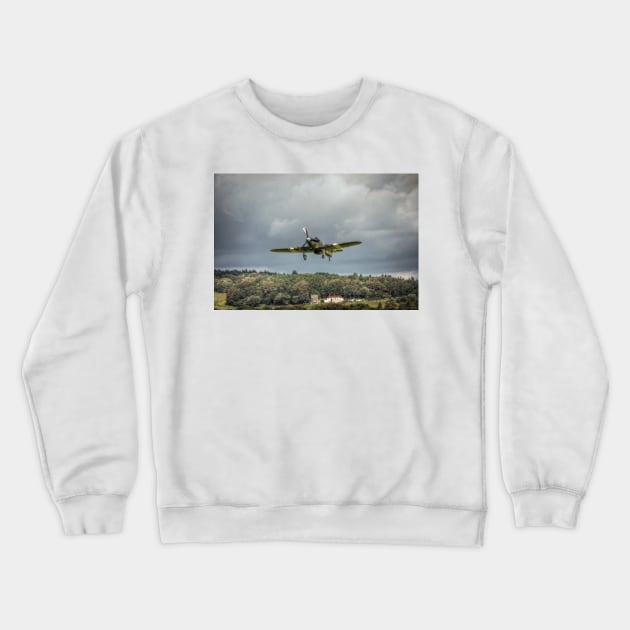 Hawker Hurricane Mk IIc PZ865 Crewneck Sweatshirt by Nigdaw